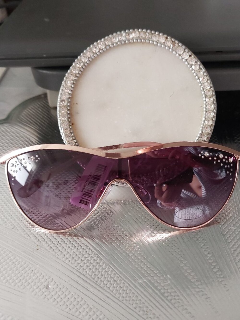 Beautiful Blings On The Sides BEBE Sunglasses BBOP1024CE Shiny Summer Must Haves